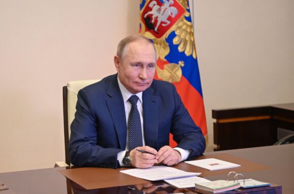 O Presidente russo, Vladimir Putin.