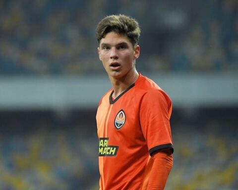 Heorhii Sudakov, jogador do Shakthar Donetsk.