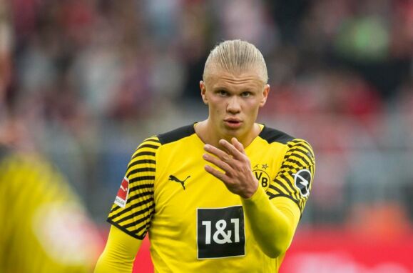 Erling Haaland, avançado norueguês do Dortmund.