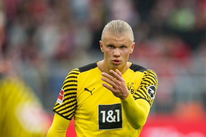 Erling Haaland, avançado norueguês do Dortmund.