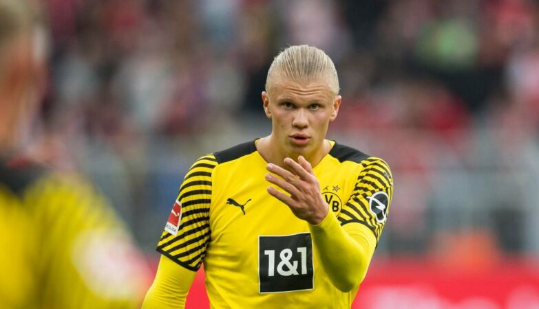 Erling Haaland, avançado norueguês do Dortmund.