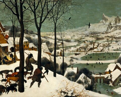 "Caçadores na Neve", de Pieter Bruegel, o Velho.