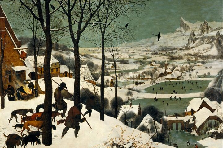 "Caçadores na Neve", de Pieter Bruegel, o Velho.