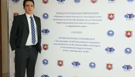 Alexandre Guerreiro em Moscovo a 15 de Fevereiro de 2022.