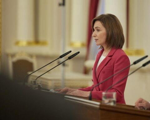 A Presidente da Moldávia, Maia Sandu