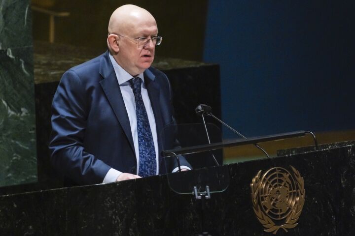 Embaixador da Rússia na ONU, Vassily Nebenzia.