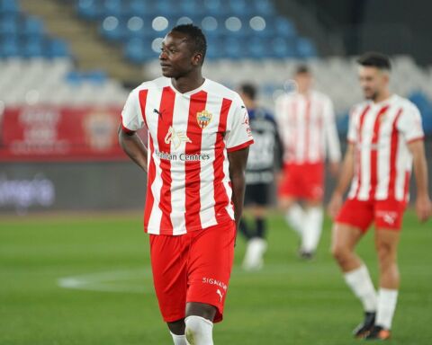 Umar Sadiq, avançado do UD Almería