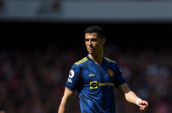 Cristiano Ronaldo no Arsenal-Manchester United