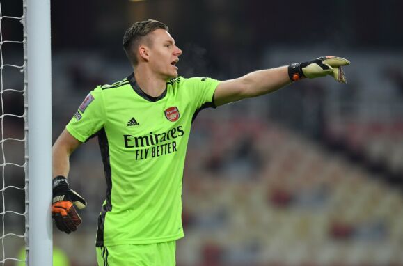 Bernd Leno, guarda-redes do Arsenal.