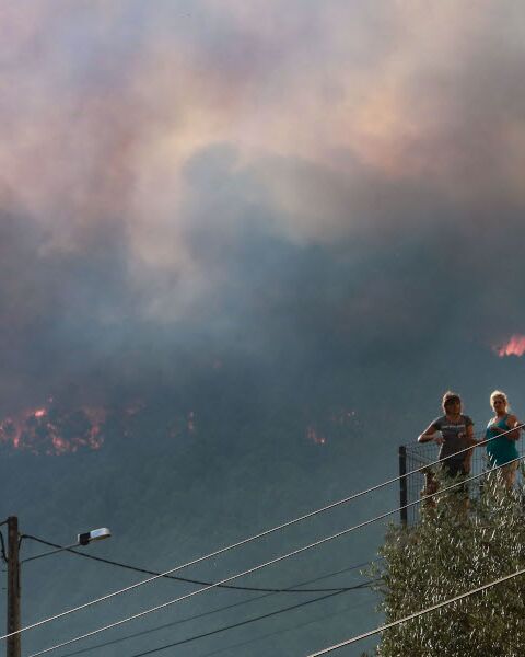 Incêndio na Serra da Estrela, Covilhã