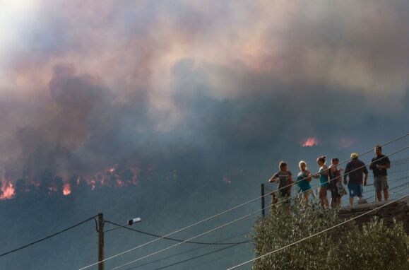 Incêndio na Serra da Estrela, Covilhã