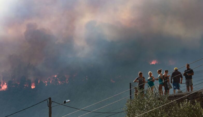 Incêndio na Serra da Estrela, Covilhã