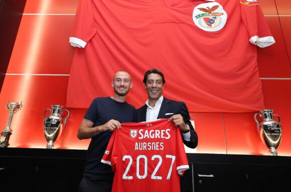 Fredrik Aursnes é reforço do Benfica