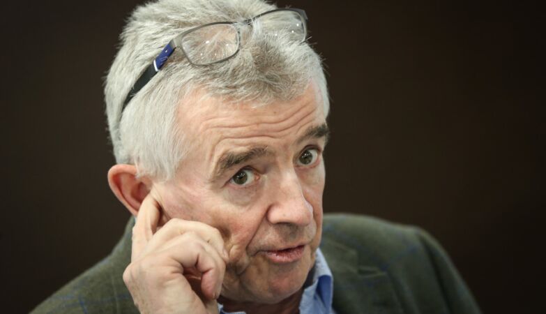 O presidente-executivo da Ryanair, Michael O’Leary.