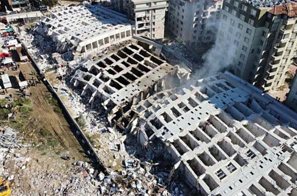 Condomínio de luxo colapsou no sismo na Turquia