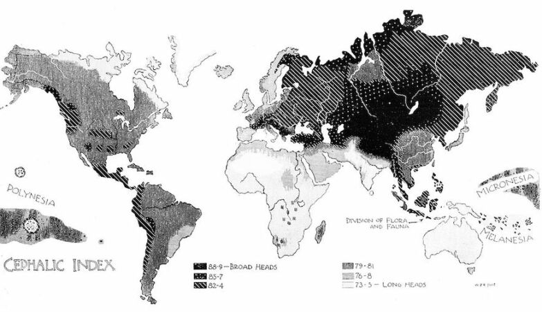 mapa racista