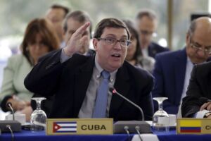 Bruno Rodríguez, ministro dos Negócios Estrangeiros de Cuba