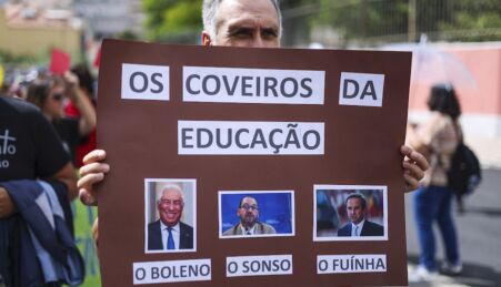 educação manifestação professores