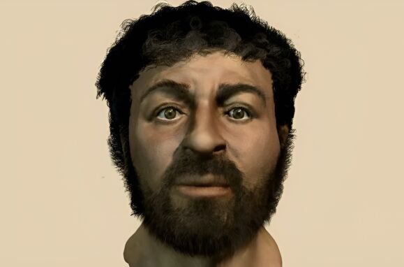 Ilustração do rosto de Jesus feita pelo especialista forense britânico Richard Neave