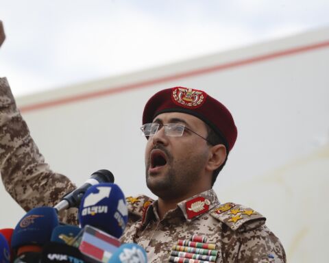 Yahya Saree, porta-voz militar do Houthis