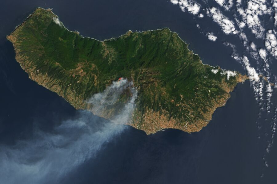 Incêndio na Madeira em Agosto de 2024