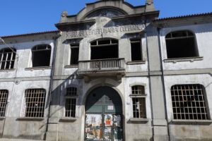 Edifício da antiga Fábrica Confiança em Braga.