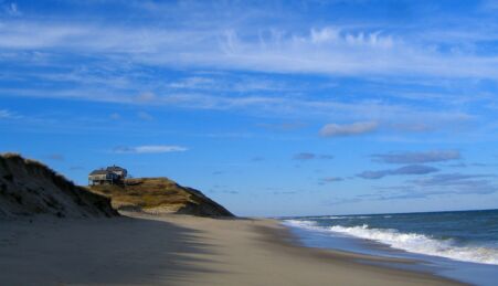 Casa de praia em Cape Cod, Massachusetts, nos EUA.