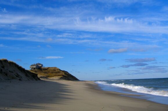 Casa de praia em Cape Cod, Massachusetts, nos EUA.