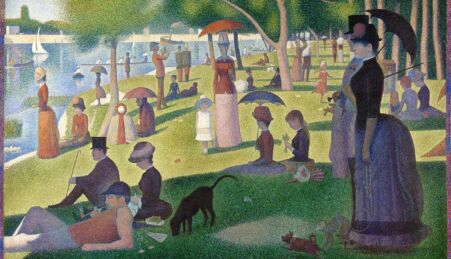 Uma Tarde de Domingo na Ilha de Grande Jatte, Georges-Pierre Seurat