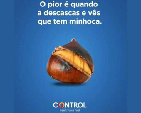 Campanha da marca de preservativos Control com castanha e referência a minhocas causou polémica.