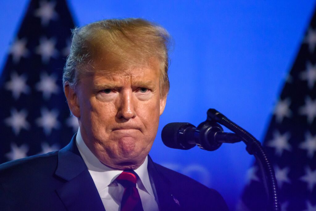 Donald Trump em Bruxelas.