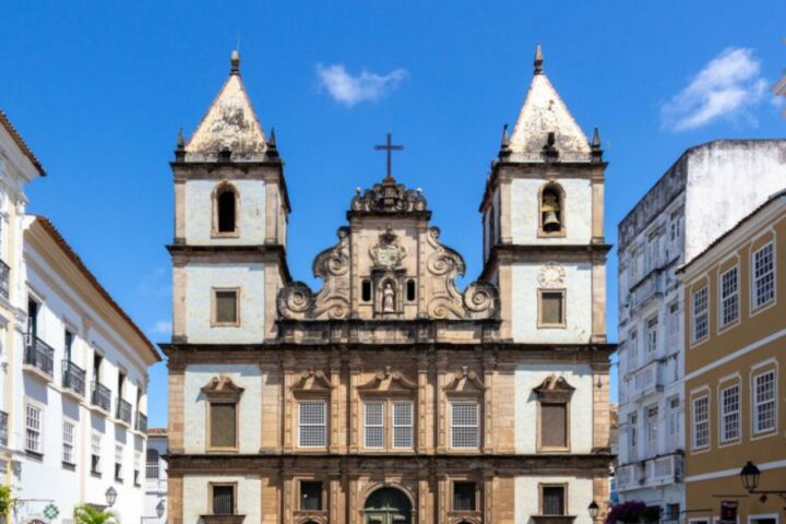 A Igreja de São Francisco de Assis em Salvador da Bahia no Brasil.