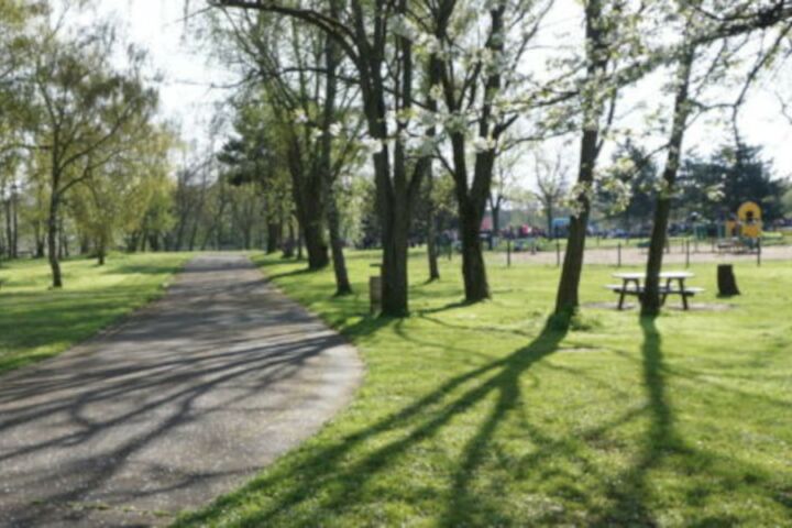Parque em d´Épinay-sur-Orge, França.