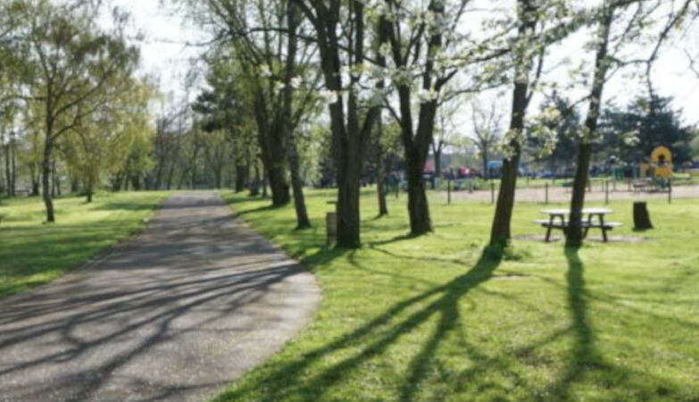 Parque em d´Épinay-sur-Orge, França.