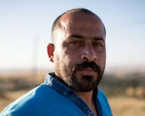 O realizador palestiniano Hamdan Ballal, que venceu o Óscar de Melhor Documentário com "No Other Land".