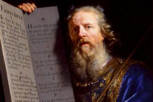 Moisés a Apresentar as Tábuas da Lei, Philippe de Champaigne (1602–1674)