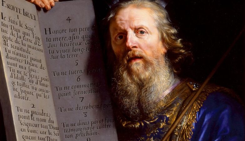 Moisés a Apresentar as Tábuas da Lei, Philippe de Champaigne (1602–1674)